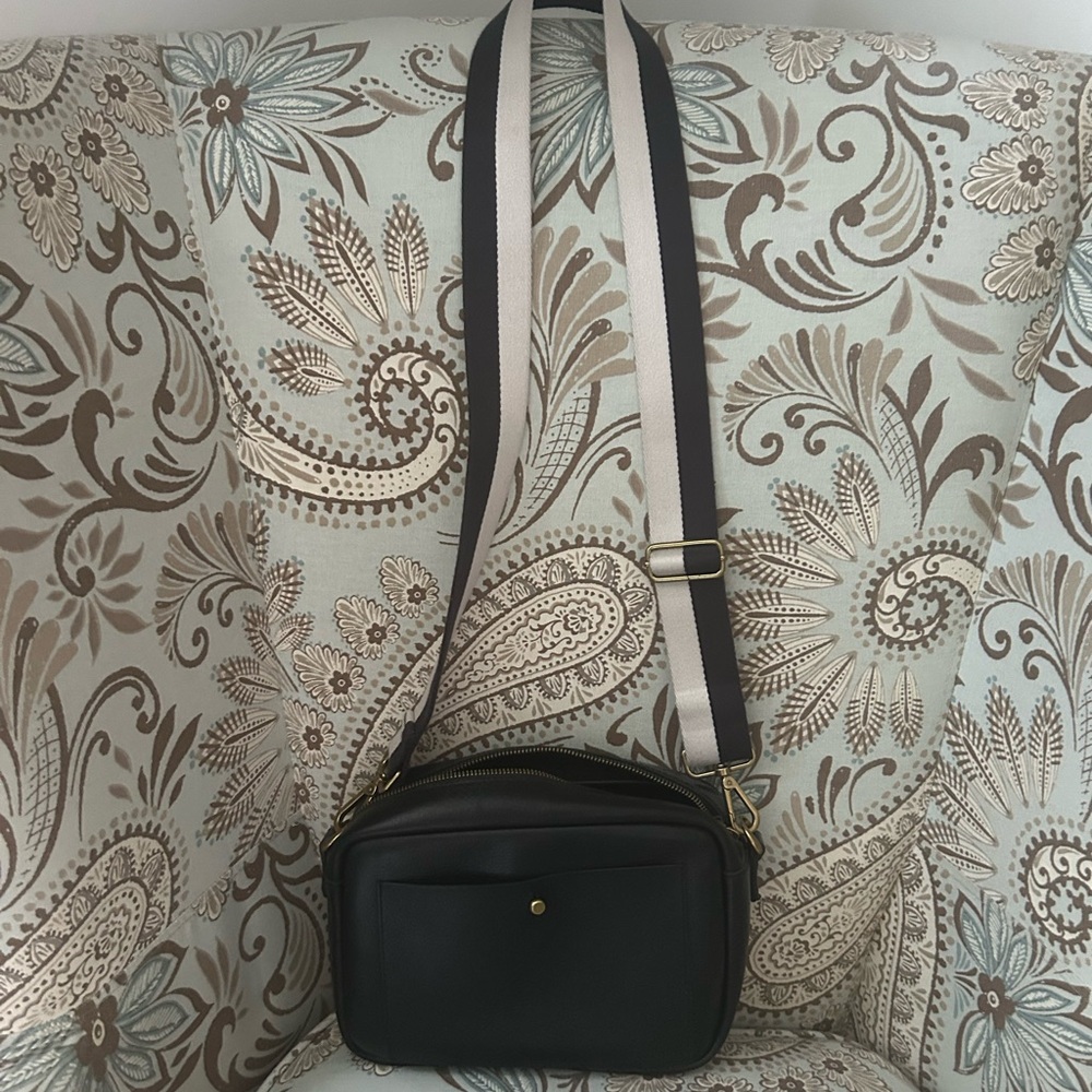 Madewell Black Camera Transport Crossbody